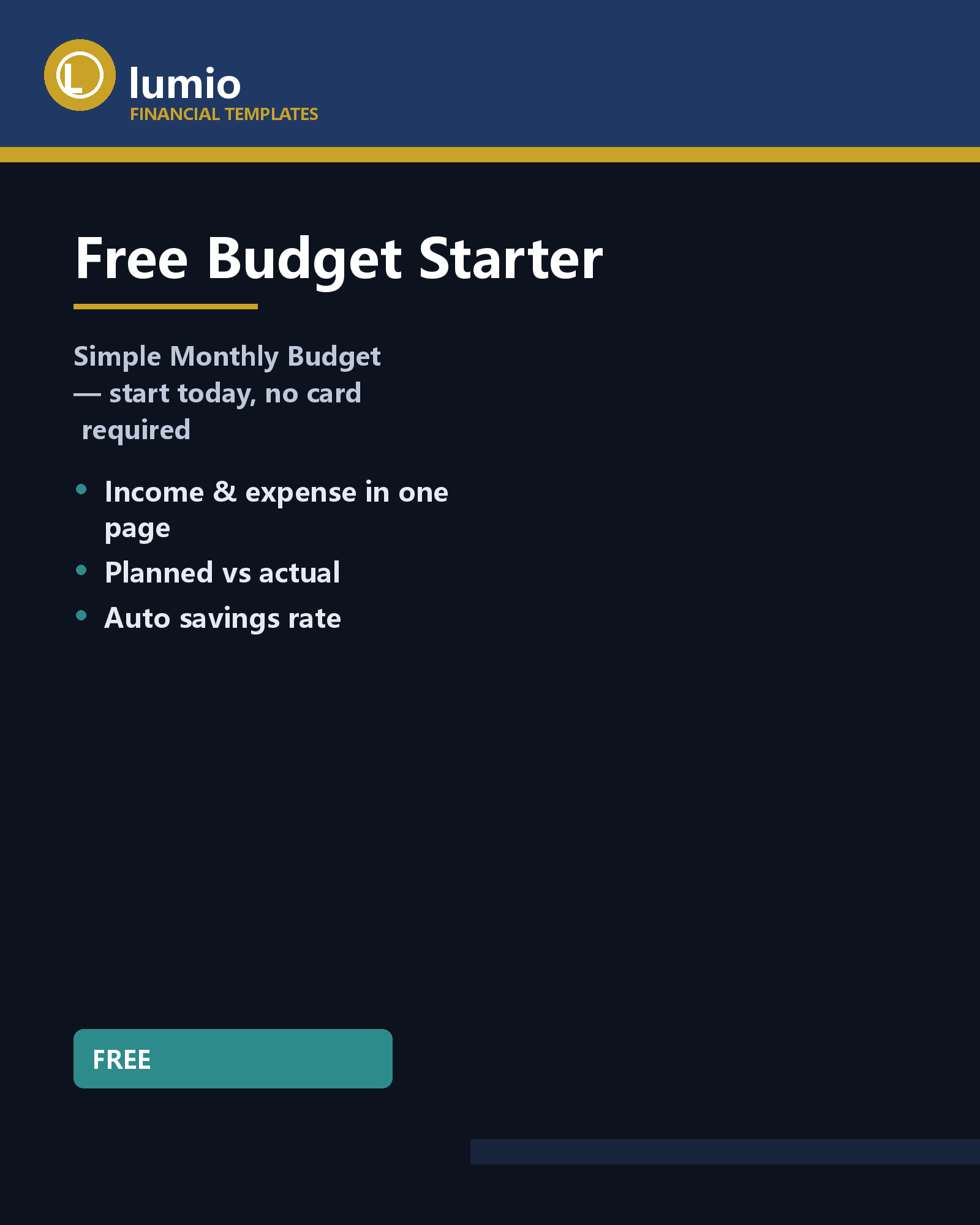 Free Budget Starter